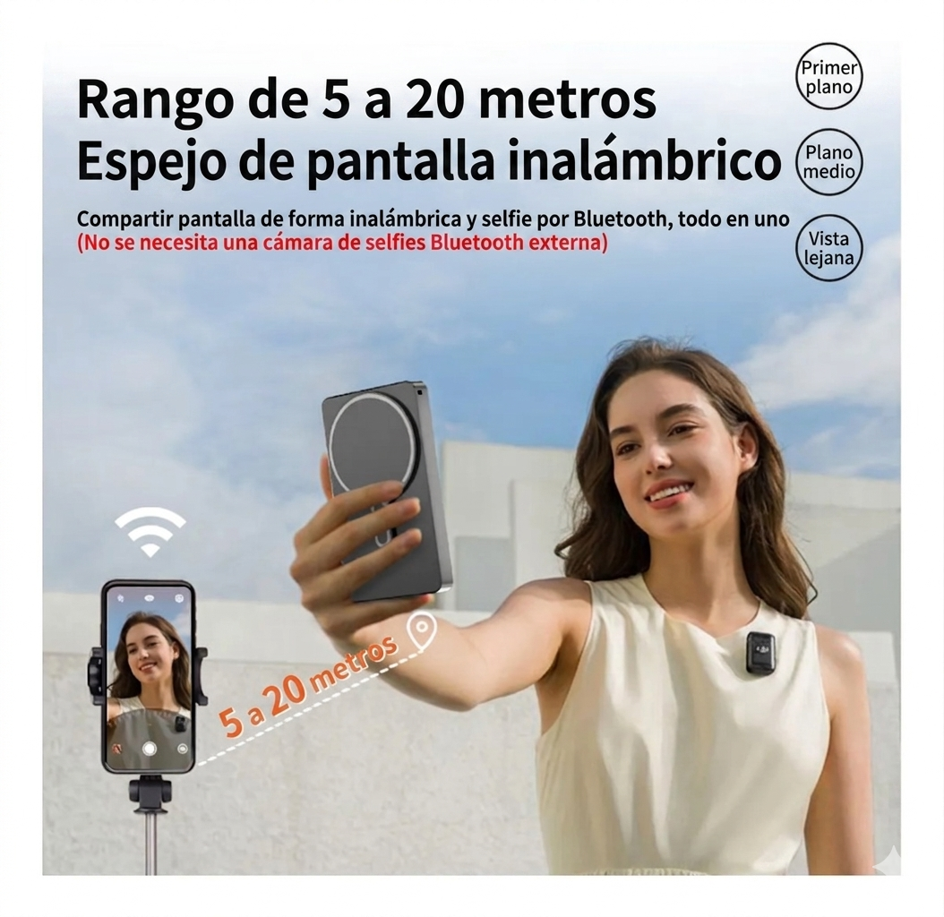DUPLICADOR DE PANTALLA PARA SELFIE