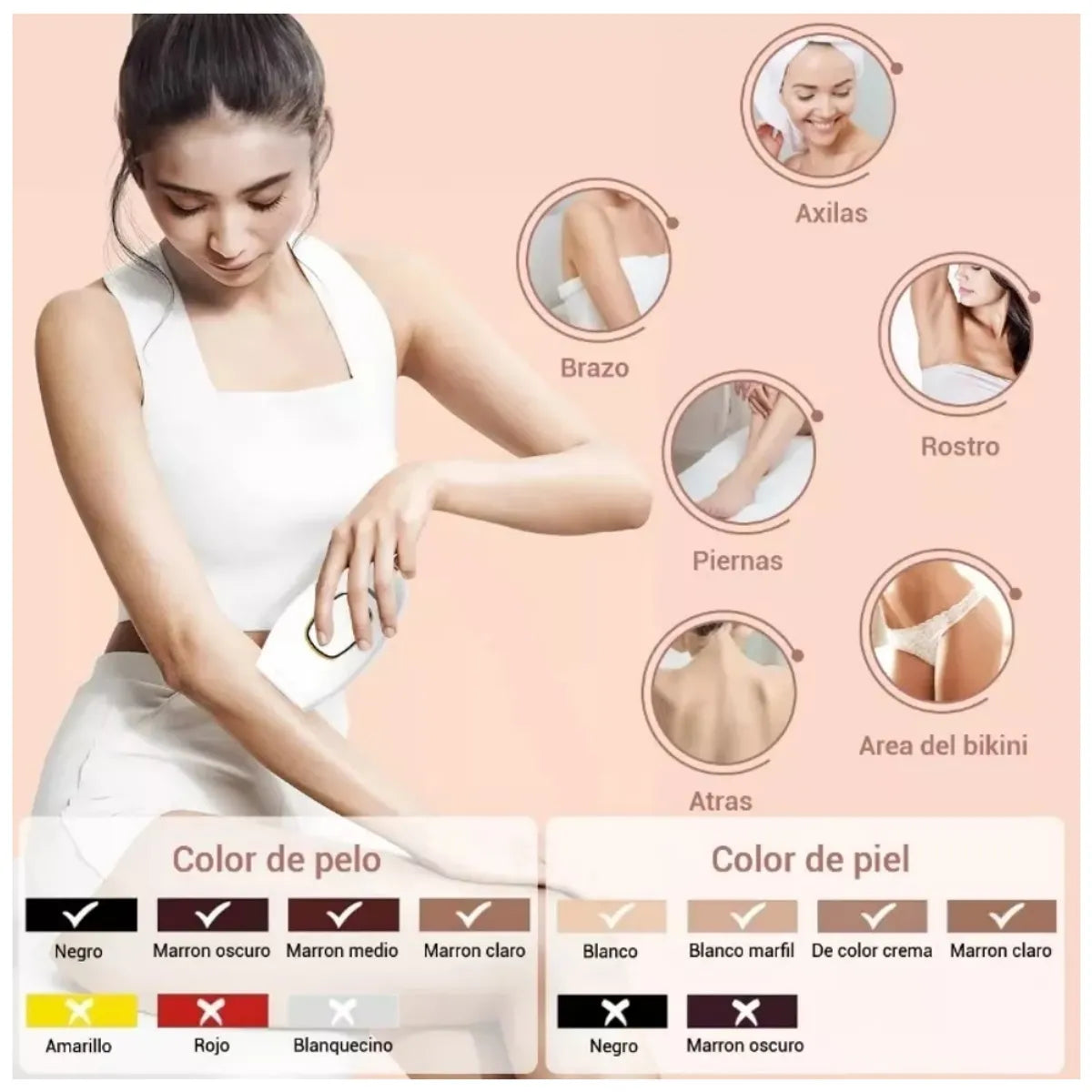 DEPILADORA LASER IPL PROFESIONAL